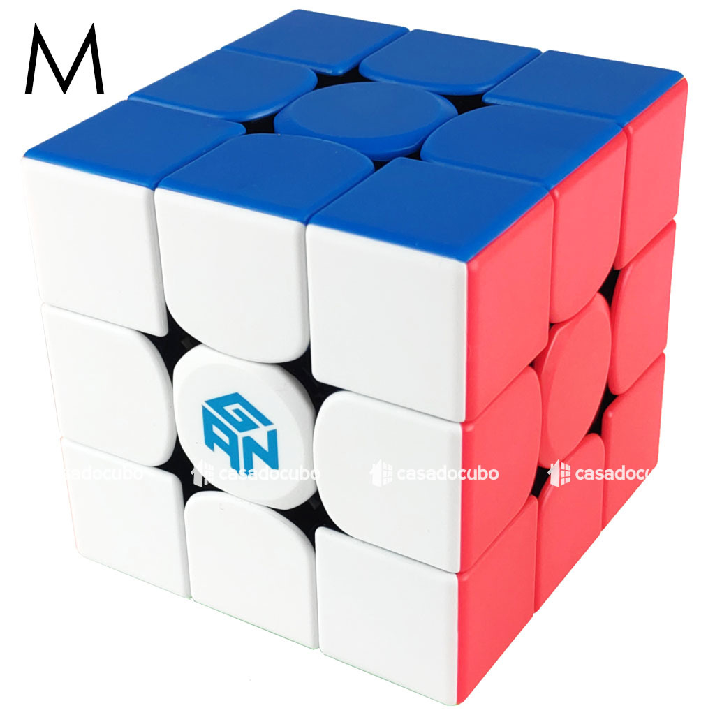 Cubo Mágico 3x3x3 Meilong M Magnético Profissional Cor Da