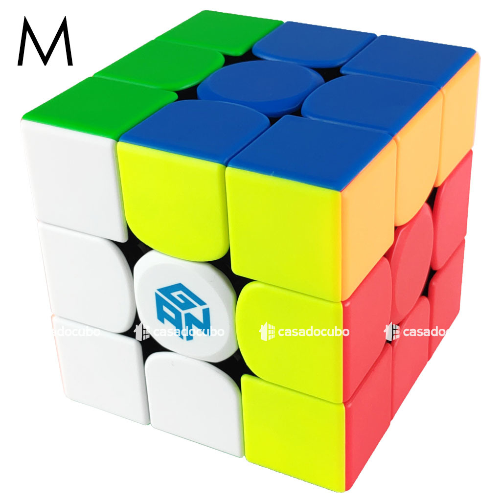 Cubo Mágico 3x3x3 Meilong M Magnético Profissional Cor Da