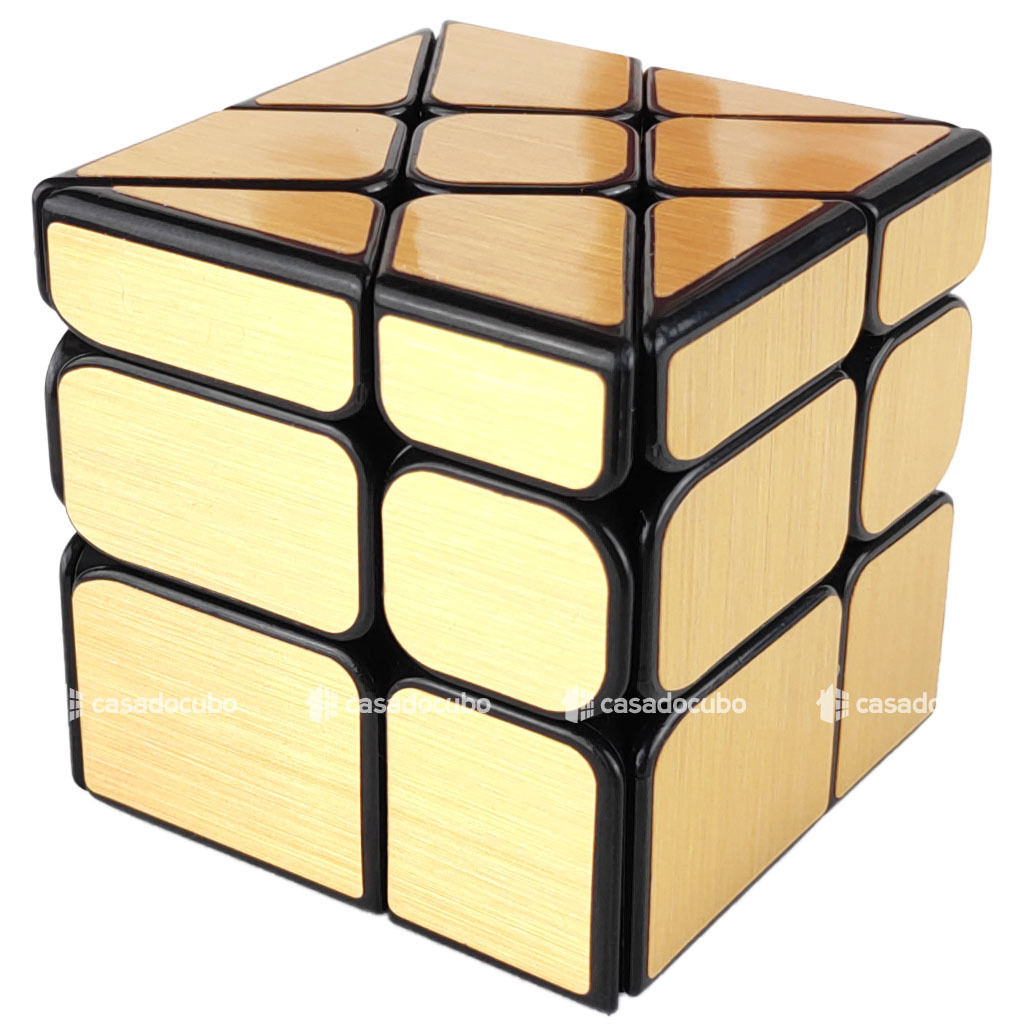 Cubo Mágico Windmirror Wind Mirror Moyu Dourado - Cubo Store - Sua Loja de Cubos  Mágicos Online!