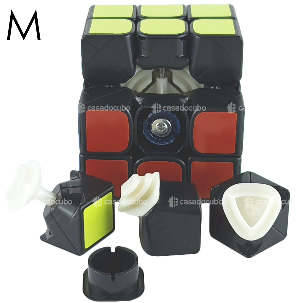 Cubo Mágico RS3M Magnetico 3x3x3 Black Original Moyu – Walderes Jogos