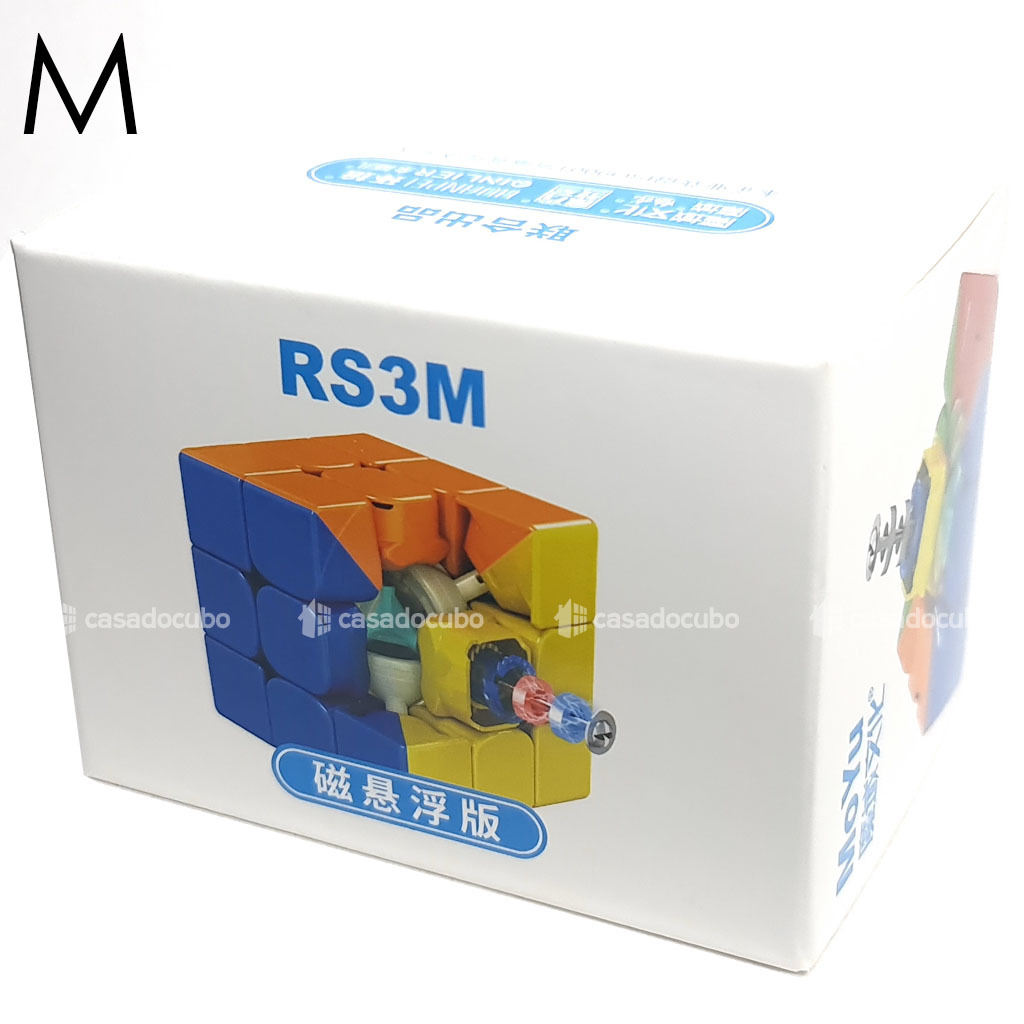 Cubo Mágico Magnético Profissional 3x3x3 MoYu RS3M Série Maglev