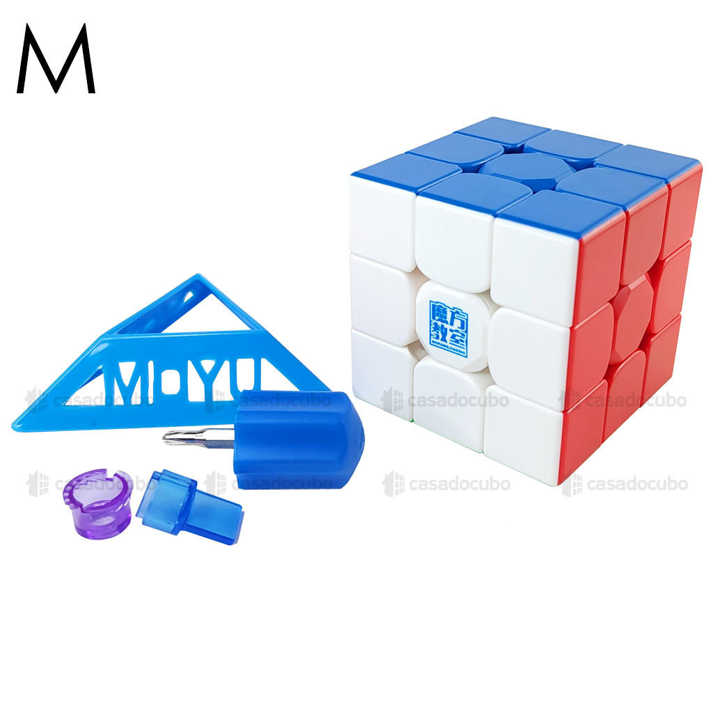Cubo Mágico Magnético Profissional Moyu Rs3M Stickerless - Cubo