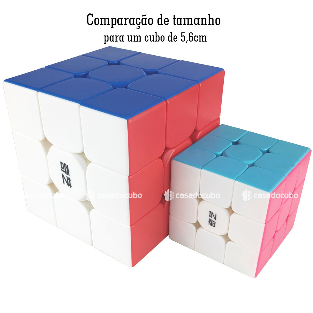 Cubo Mágico 3x3x3 Simples Grande