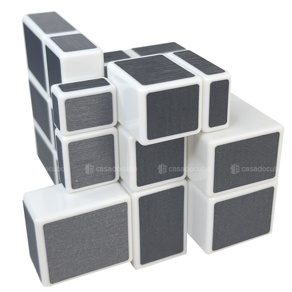 Cubo Mágico 4x4x4 Melquiades Xadrez Preto e Branco Chess Casa do Cubo