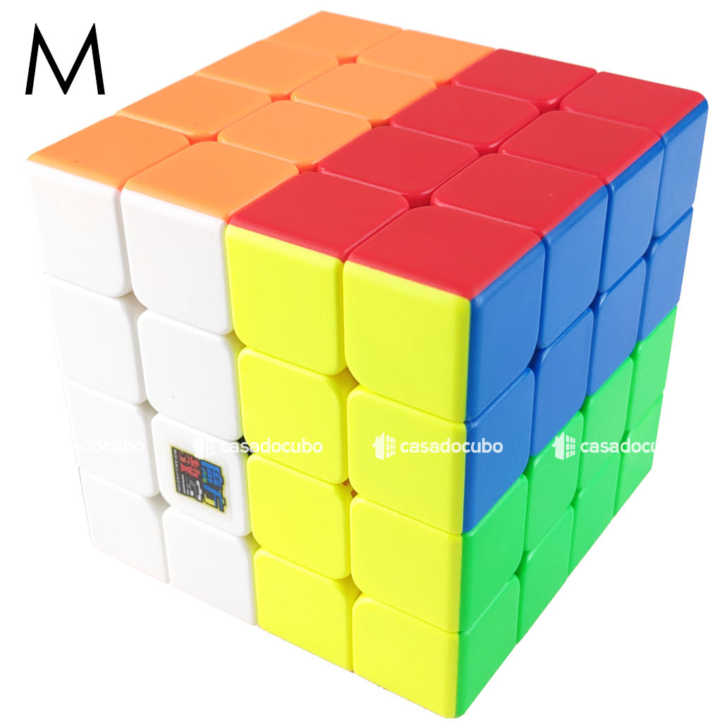 Cubo Magico 4x4x4 Stickerless Moyu Meilong Original Speed em