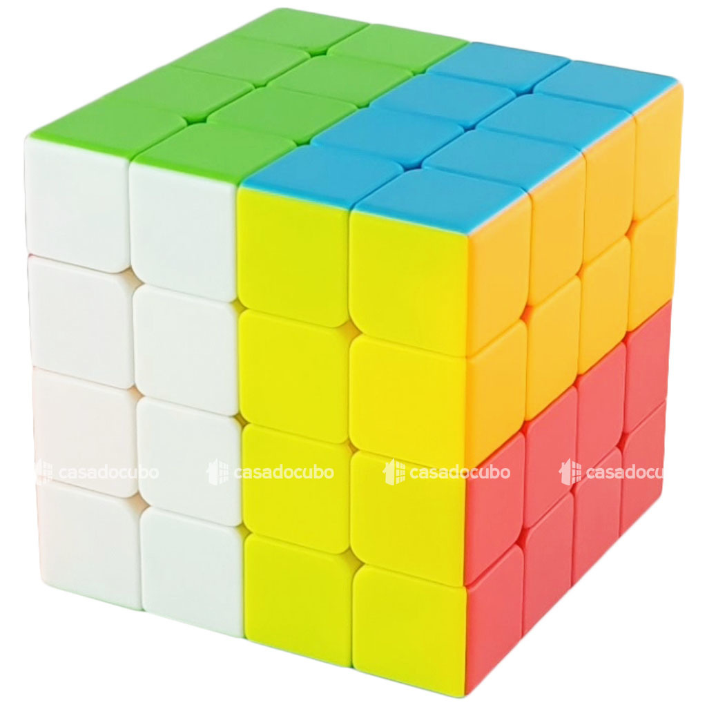 Cubo Mágico Profissional, 4x4x4 - QIYI QIYUAN-Preto