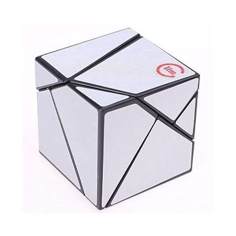 Cubo Mágico 2x2 Prateado Irregular