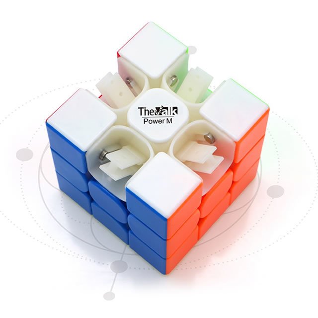 Cubo Mágico 3x3x3 Qiyi Valk 3 Power M Magnético Colorido