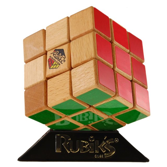 Cubo Mágico 3x3x3 Rubiks Wood Madeira Edição Limitada