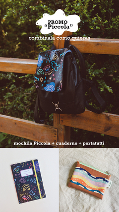 COMBO Mochi Mediana Piccola + portatutti + cuaderno