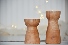 Set Candelabros Wood - comprar online