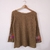 Sweater bordado Mohair - tienda online