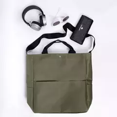 BOLSO PLAYERO VERDE MILITAR