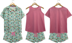 Pijama Feminino Curto regata CAFÉZINHO - comprar online