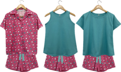 Pijama Feminino Curto regata CORAÇÃO - comprar online