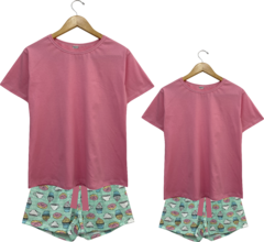 Pijama Feminino Curto CAFÉZINHO - comprar online