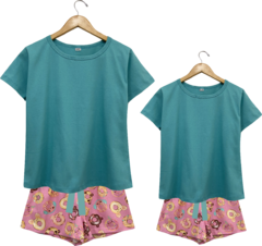 Pijama Menina Curto DONUTS - comprar online