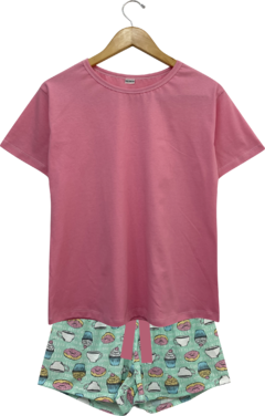 Pijama Feminino Curto CAFÉZINHO