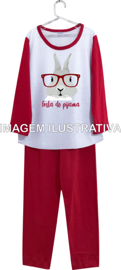 Kit 6 Pijamas Longos Infantil Personalizados Festa do Pijama na internet