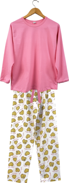 Pijama Feminino Longo PIZZA