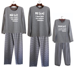 Pijama Feminino Longo MÃE - comprar online