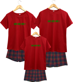 Pijama Menino XADREZ NATAL HOHOHO - comprar online