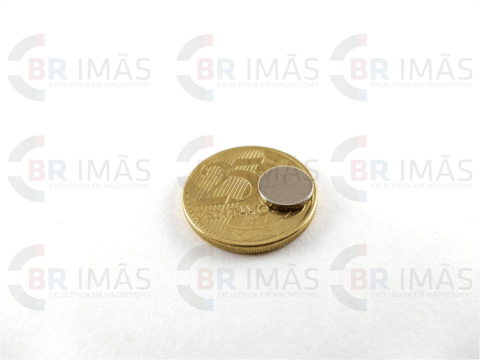 Imã Neodímio N35 Ø10x1,5mm - Disco - comprar online