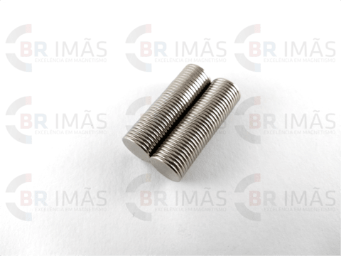 Imã Neodímio N35 Ø10x1mm - Disco - comprar online