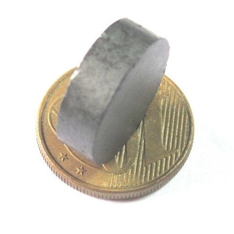 Imã de Ferrite 16x5mm - Disco - comprar online