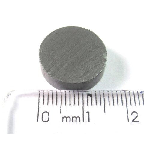 Imã de Ferrite 16x5mm - Disco na internet