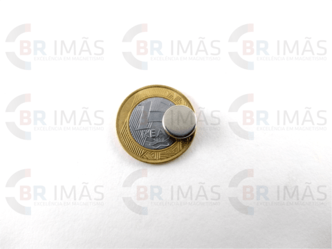 Imã Neodímio N35 Ø11x5mm - Disco na internet