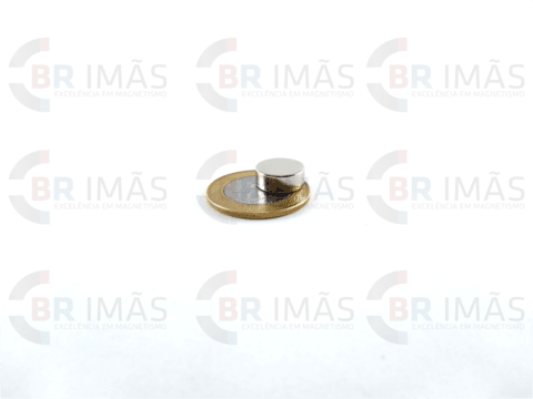 Imã Neodímio N35 Ø13x5mm - Disco - loja online