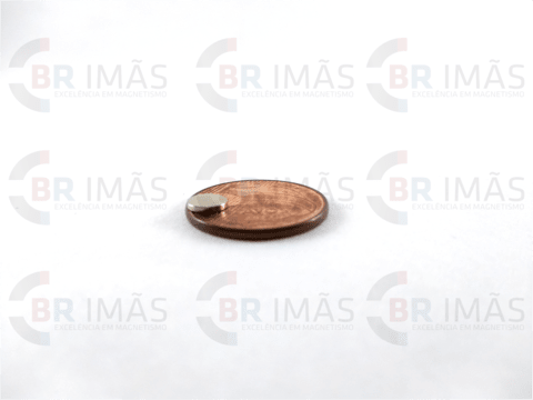 Imã Neodímio N35 Ø6x1mm - Disco - loja online