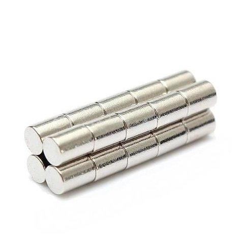 Imã Neodímio N35 Ø5x10mm - Cilindro - comprar online