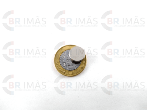 Imagem do Imã Neodímio N35 Ø13x5mm - Disco