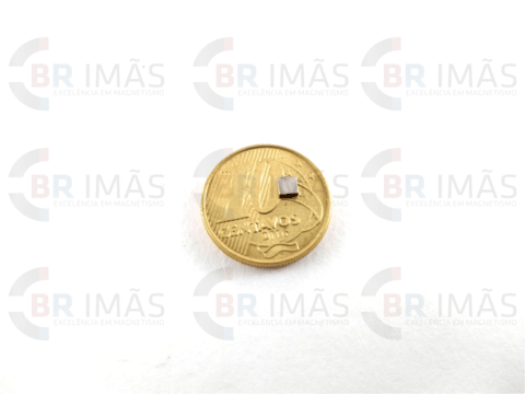 Ima Neodímio N35 3x3x1mm - Bloco