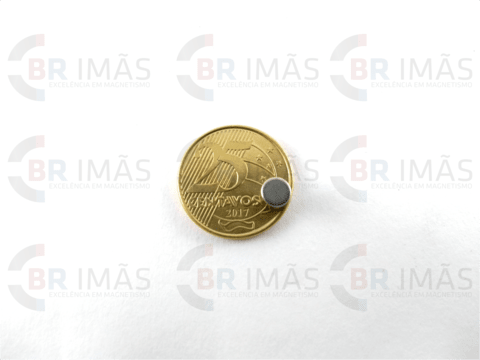 Imã Neodímio N35 Ø6x6mm - Cilindro - comprar online