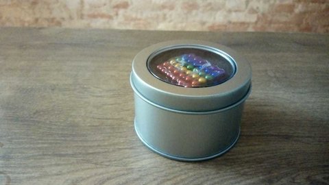Imagem do Neocube Magnético Colorido com 216 esferas de 5mm