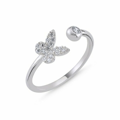 Anillo mariposa graduable en plata 925 MOD:R86223 APM45000