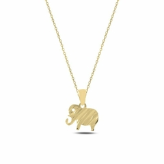 Collar elefante en plata 925 con baño de oro MOD:N97995 APM65000