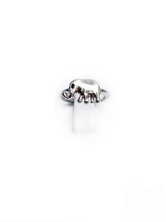 Anillo medio dedo elefante - Plateado - comprar online