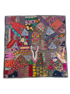 Carpeta patchwork de la India - 155x150 cm DAPM195000