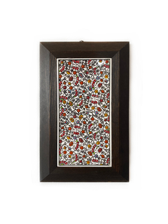 Cuadro de cerámica Çini - 10x10 cm (copia) - buy online