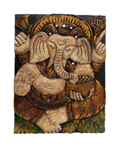 Cuadra Ganesh en madera APM78000