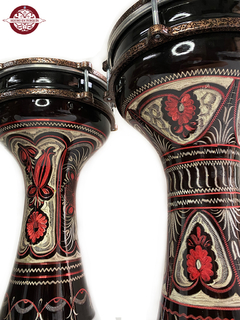 Darbuka ( Instrumento) - Tallada roja #4 APM300000 - comprar online