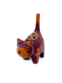 Gato en madera con marron APM5500 - comprar online