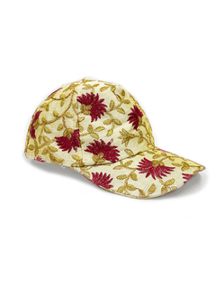 Gorra brillante de flores de la India DAPM26000 - comprar online