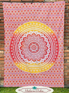 Mandala Sencilla de la India Pintada a Mano 140x210cm - APM36400 - comprar online