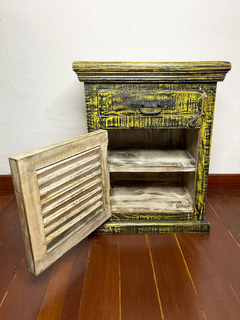 Mesa de la India - Madera envejecida amarilla (Solo disponible para recogida en la tienda Bogotá) - comprar online