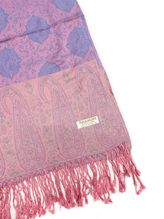 Pashmina Arabescos - Rosada con Lila APM24000